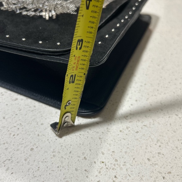 PRIMARK TIGER BACK RHINESTONES STUDS SHOULDER BAG BNWOT - Picture 7 of 11